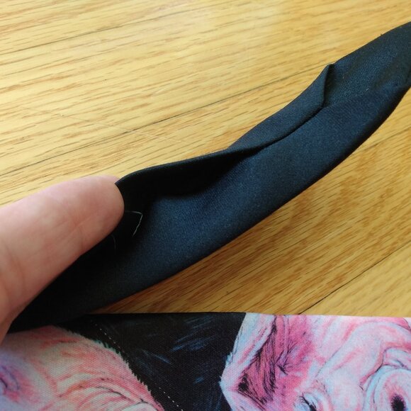 Vintage 80s Pig Necktie Novelty Tie Ralph Marlin Blaine Heilman 1989 - Picture 4 of 13